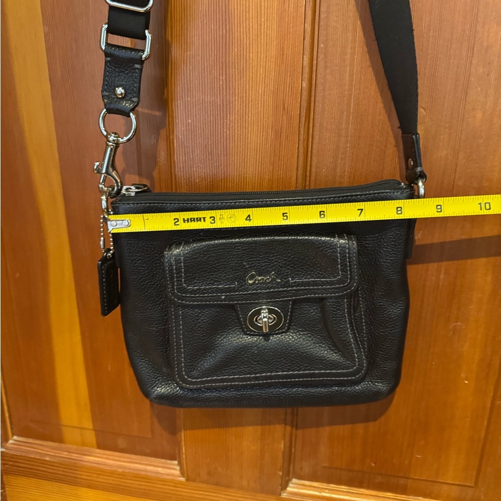 Coach Black Crossbody Bag black leather - Picture 10 of 11